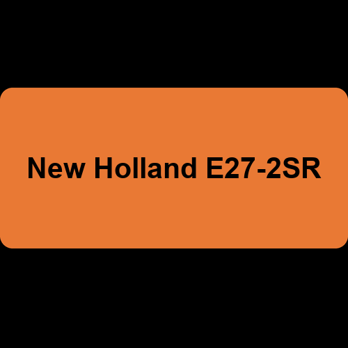 New Holland E27-2SR